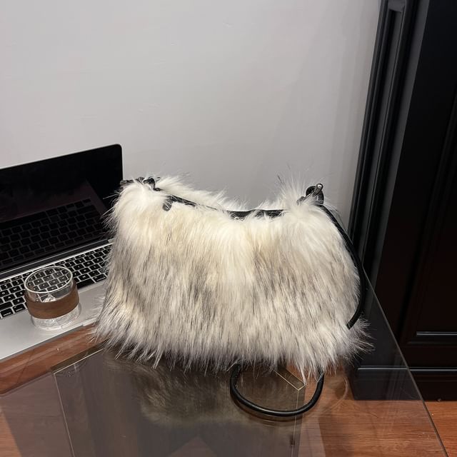 Faux Fur Shoulder Bag
