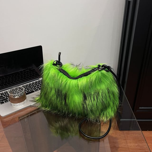 Faux Fur Shoulder Bag