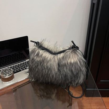 Faux Fur Shoulder Bag