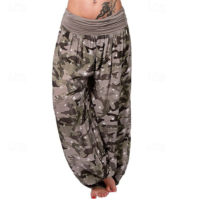 Women's Pants Trousers Palazzo Pants Fashion Boho Full