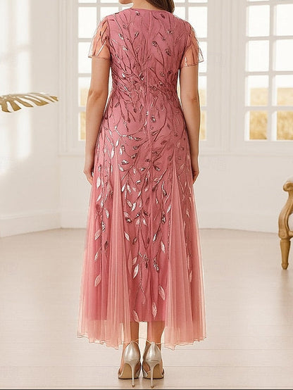 Mother Dress Shine Bride Size A-Line Plus the of Sparkle