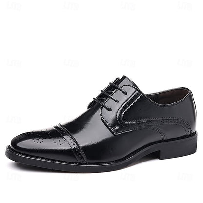 with and White Color-Blocked Shoes Men's Black