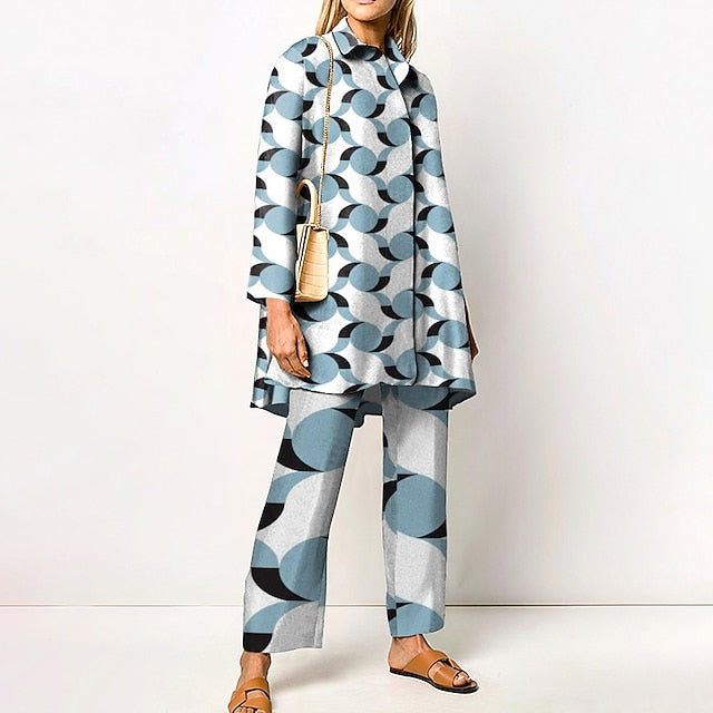 Women's 2 Pieces Streetwear Daily Neon & Bright Shirt