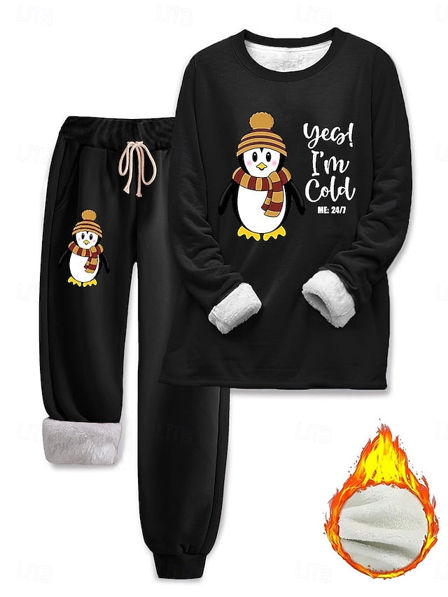 Women's Two Piece Sets Tracksuit Pants Sets Long Sleeve