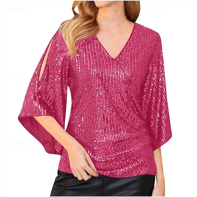 Retro Vintage Roaring 20s 1920s Shirt The Great Gatsby Sequins