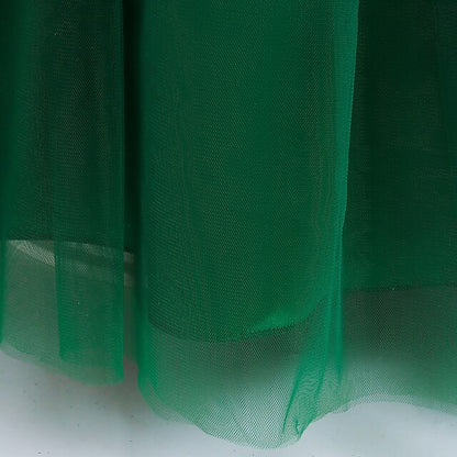 Party Kids Color Formal Girls' Solid Dress Sleeveless