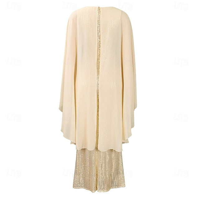 of the Length Mother Elegant Crew Floor Bride Neck Dress