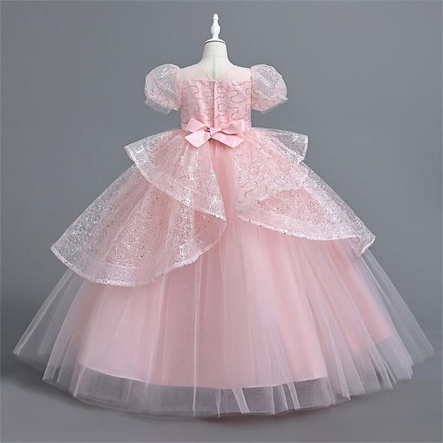 Girls' Girl Dress Wedding Performance Party Flower