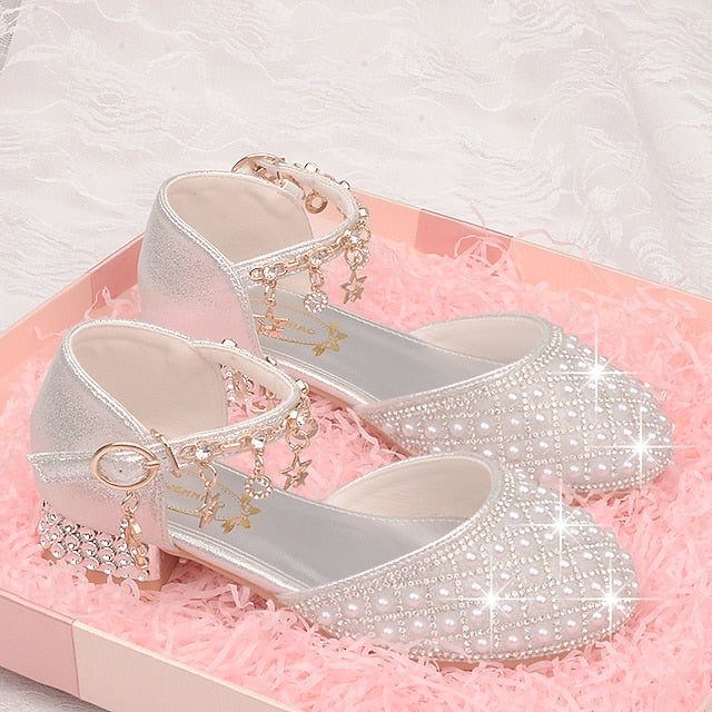 Heel Girls' Heels Shoes Glitters Daily Leather PU