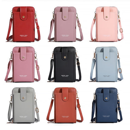 Mobile Phone PU Women's Bag Shoulder Crossbody
