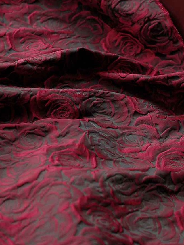 A-Line Red Mother Elegant the Evening of Jacquard Gown Bride