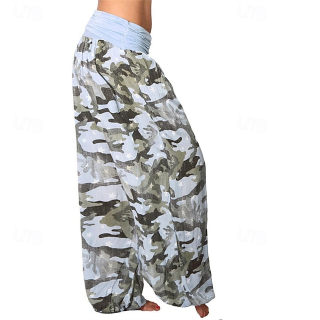 Women's Pants Trousers Palazzo Pants Fashion Boho Full