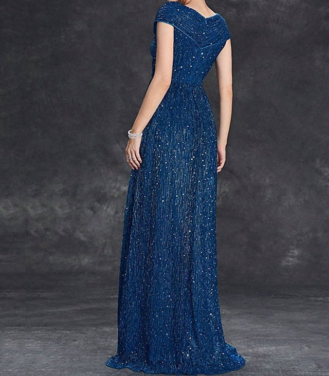 of Bride Dress the V Elegant Mother Floor Party Neck