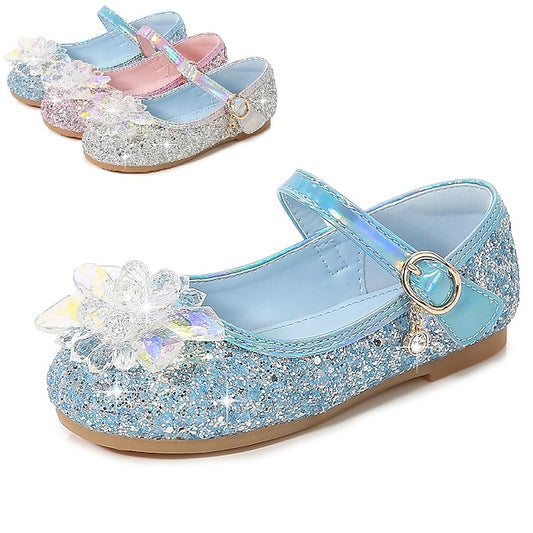 Portable Princess Girls' Flats Leather PU Walking Shoes