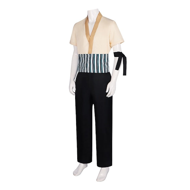Roronoa Zoro Anime Cosplay Suits Kimono Halloween Carnival Top