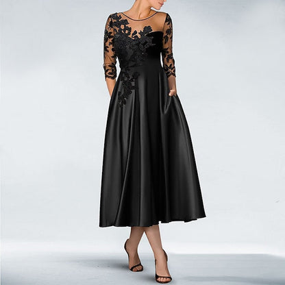 A-Line Formal Dresses Knee Cocktail Wedding Dress Guest Elegant
