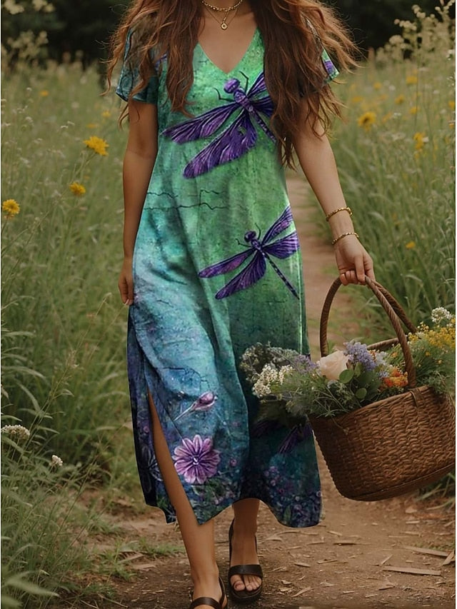Women's Maxi Dress Casual Dress A Line Dress Bohemia