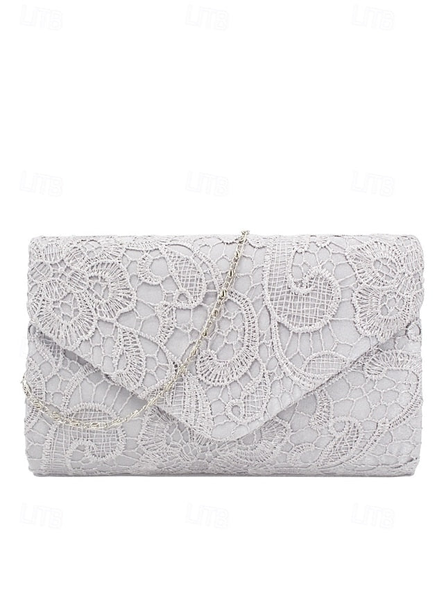 Women's Clutch Lace Chain Bag Evening with Strap