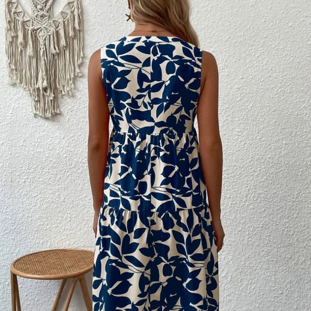Women's Mini Dress Floral Dress Print Dress Classic Modern