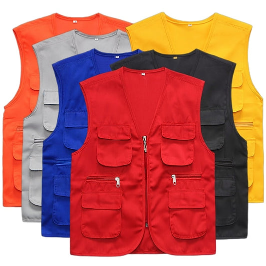 Men's Women's Fishing Vest Hiking Vest Sleeveless Vest
