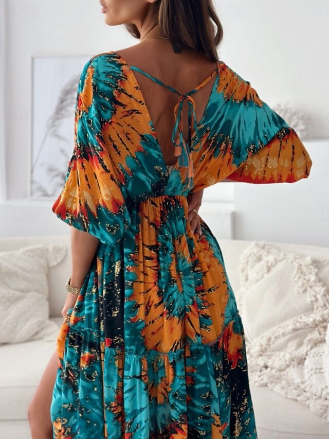 Women's Maxi Dress Casual Dress Swing Dress Boho Chic