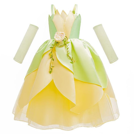 Tinker Fairytale Princess Dress Bell Tiana Theme Flower Girl