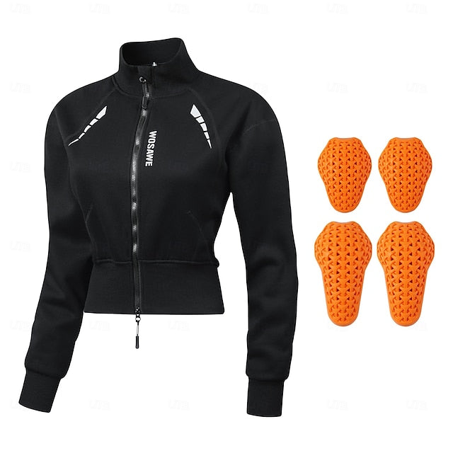 WOSAWE autumn and winter women's riding short jacket riding