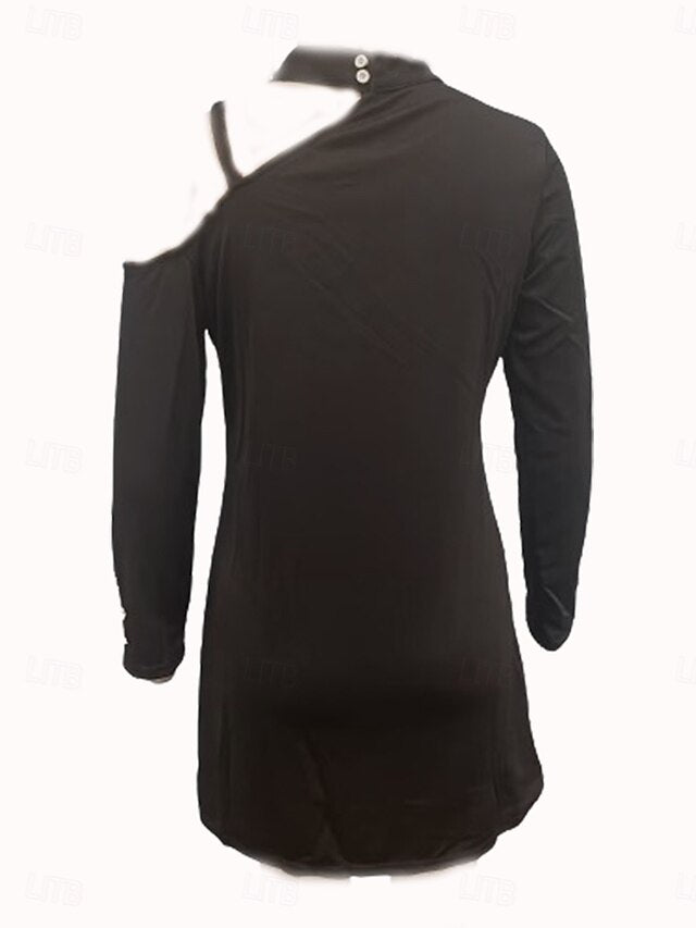 Women's Mini Dress Black Dress Sweater Dress Corset Dress