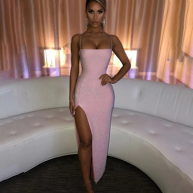 Women's Sheath Dress Party Dress Short Mini Dress Champagne