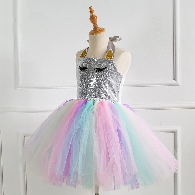 Dress New Vacation Cosplay Unicorn Movie Girls'