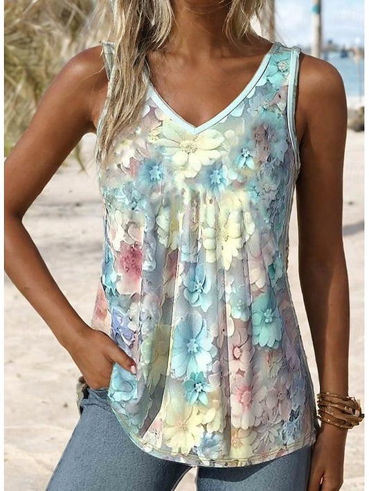 Women's Camisole Tank Top Floral Graphic Daily Stylish