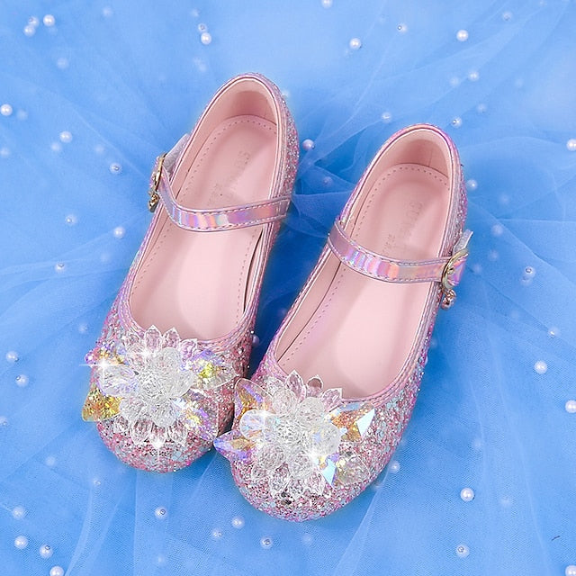 Portable Princess Girls' Flats Leather PU Walking Shoes