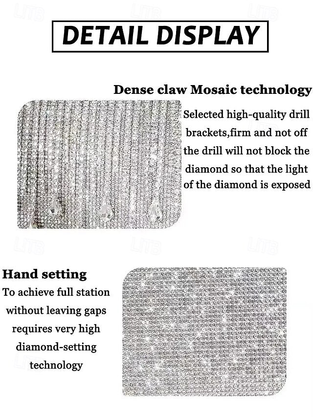 Handbag with Chain Women's Silver Evening Crystal Elegant