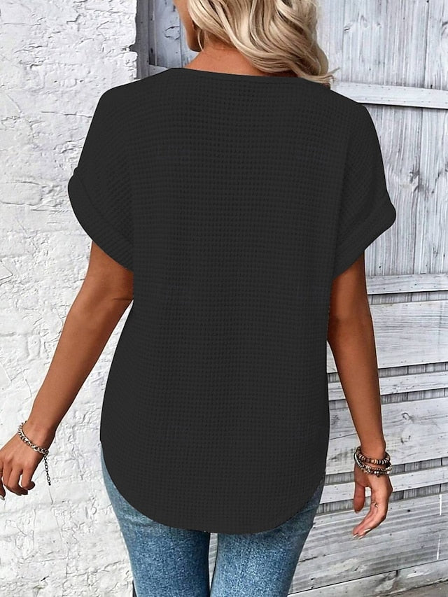 Women's Shirt Blouse Lace Tops Lace Plain Stylish Classic