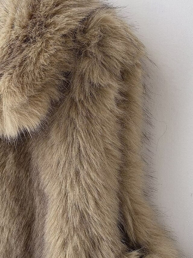 Comfortable Leathers Faux Women's Fur Coat Vest Furs