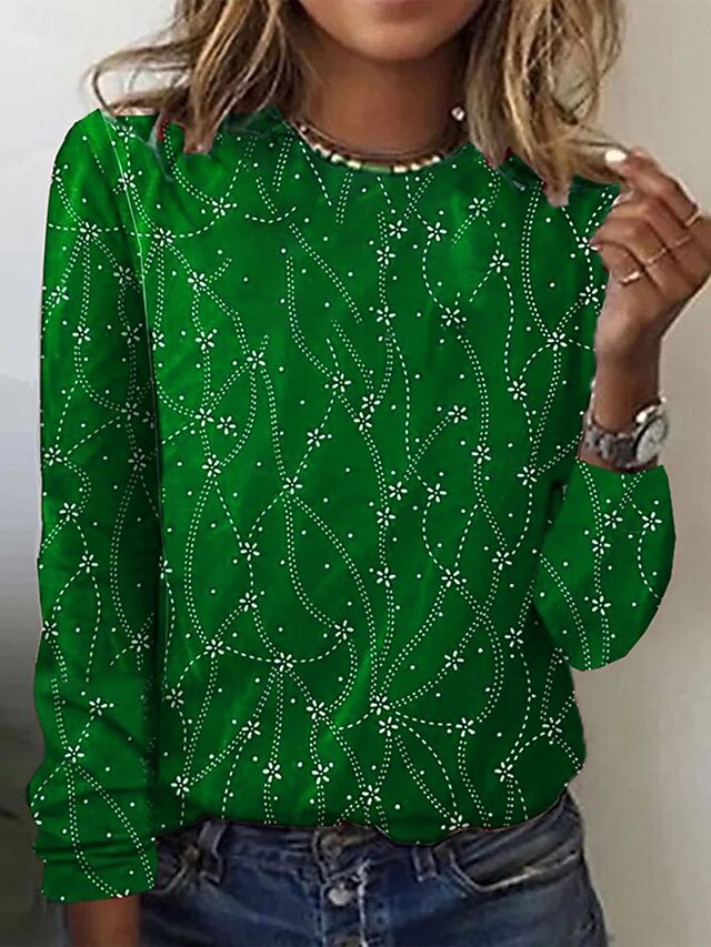 Women's T Shirt Print Floral Graphic Abstract Fashion