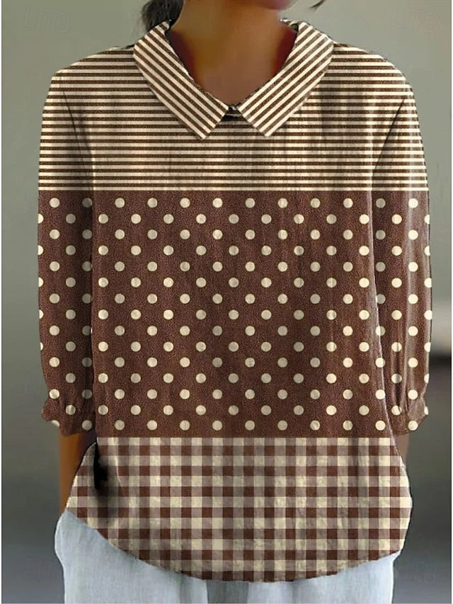 Women's Shirt Graphic Geometric Bohemia Vintage Tropical
