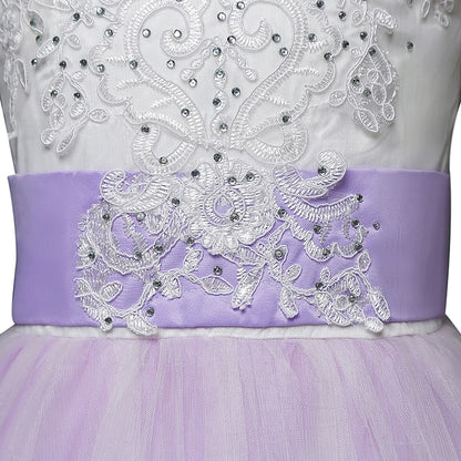 Sleeveless Kids Girl Girls' Dress Flower Wedding