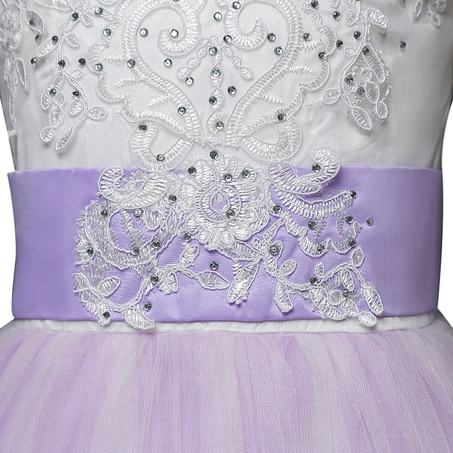 Girl Girls' Formal Lace Flower Dress