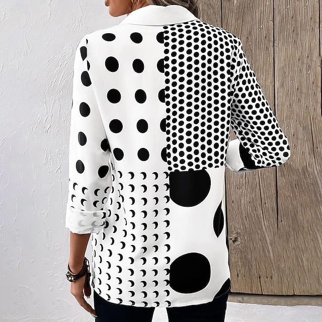 Women's Shirt Linen Like Breathable Lightweight Button Down