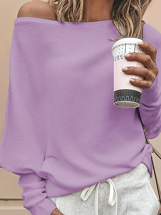 Women's Sweater Pullover Streetwear Casual Solid Color