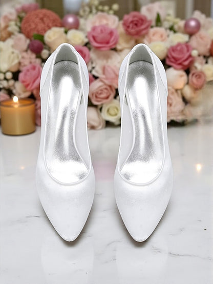 Women's Low and Mesh with Polka White Shoes Dot Wedding