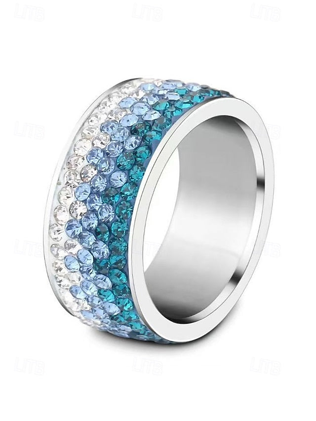 Christmas Men's Stainless Stylish – Red Ring Steel