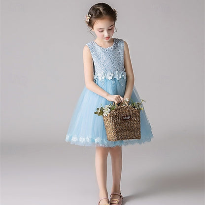 Kid's Girls' Princess Dress Girl Flower