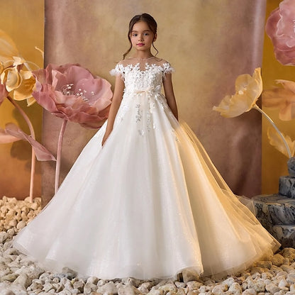 Kids First Dress Party Communion Girl Girls' Flower