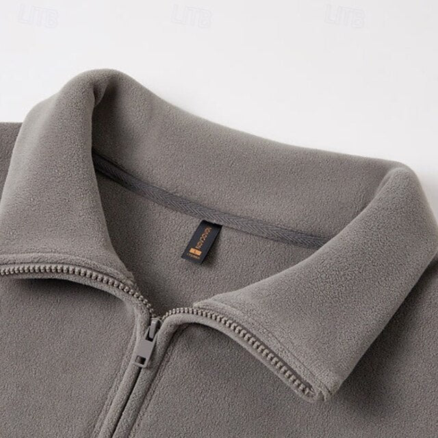 Women's Zip Up Top Polar Fleece Sweatshirt Long Sleeve Top