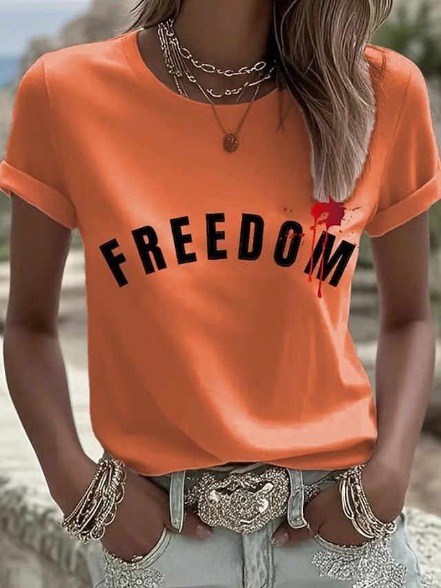 Independence Day Patriotic Shirt Women's T Shirt Graphic