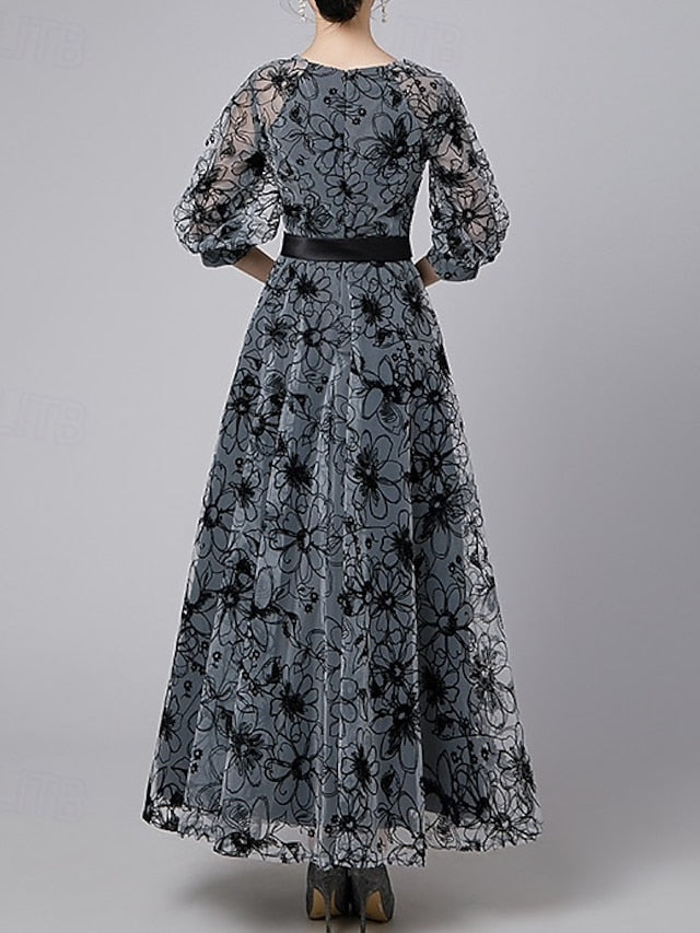 A-Line Dress Ankle Length Party Dress Cocktail Dress Wedding