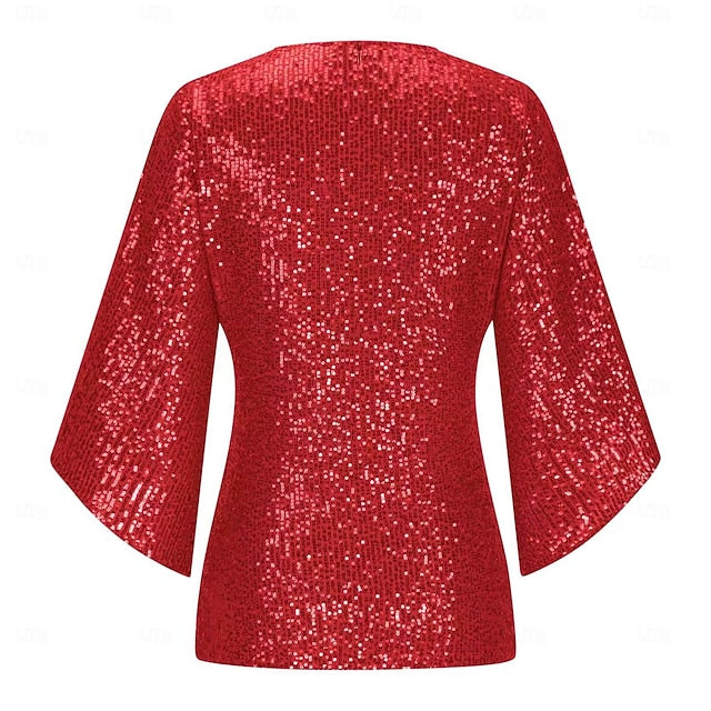 Retro Vintage Roaring 20s 1920s Shirt The Great Gatsby Sequins