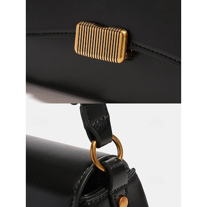 Shopping Women's Daily Baguette PU Tote Office Leather Bag